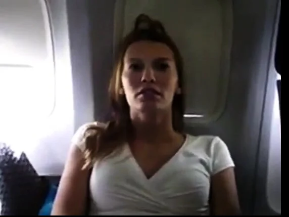 Girl bates on plane