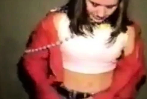 Girl Flashing Hot Bush and Behind at Festival