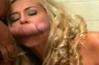Horny Blonde Get Double Penetration On Threes