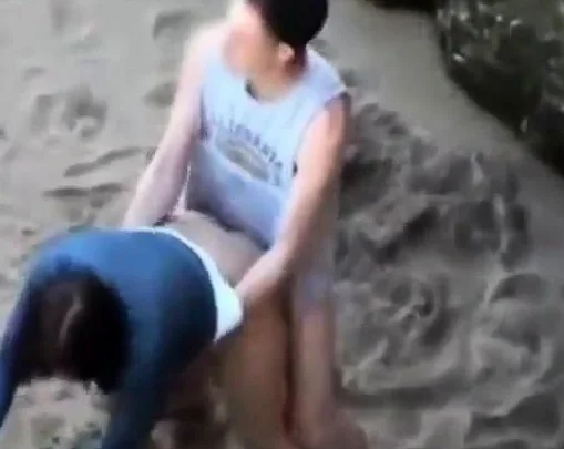 Couple caught fucking in public