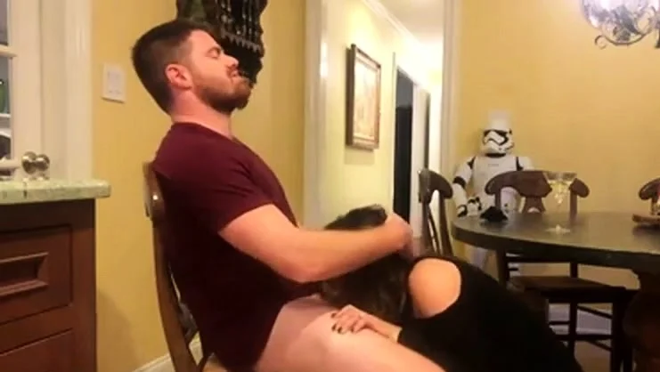 Sexy Milf Rides Lucky Guy in the Kitchen