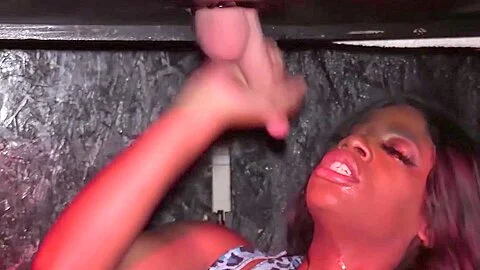 Cumslut Kaiya Milks Cocks Under Table