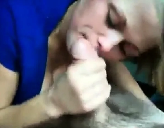 blonde lesbian junkie sucking her first cock for fix4