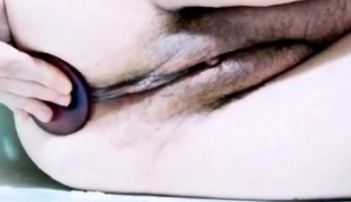 Ass plugged and a slimy old cunt