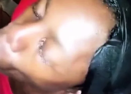 Lolly-Queen sucks a SALTY pole, then gets facial