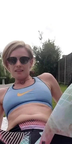 Chubby Amateur Milf Sarah Janes Outdoor Masturbation