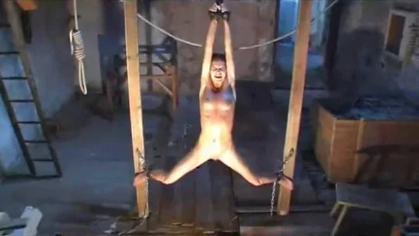 woman stretched and whipped