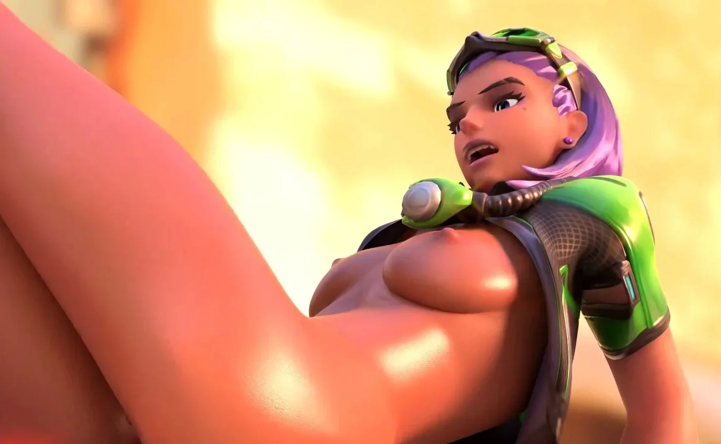 Overwatch Animated Sweet Sombra Gets Nice Pounding Behind