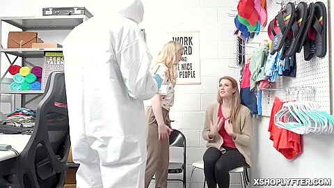 Security Officer Making Gags On His Big Man - Ashley Lane