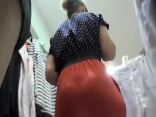 Women shopping clothes upskirt