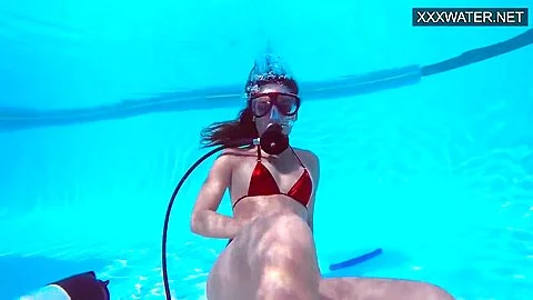 Hungarian Pornstar Lana Tanga Orgasming Underwater