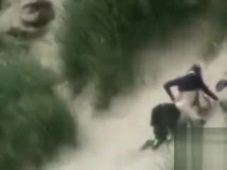 sex in the dunes on a breezy day