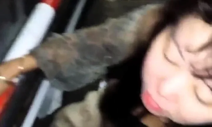 Chubby Asian MILF's Blowjob and Facial