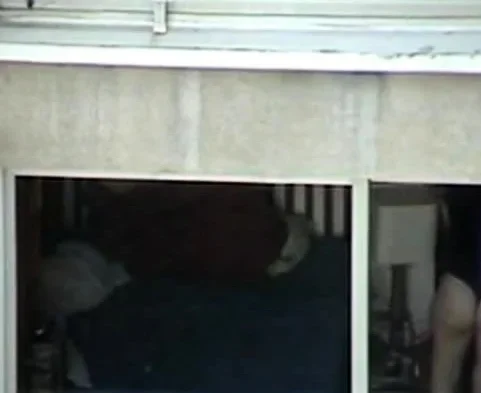 Sexy neighbour gets filmed