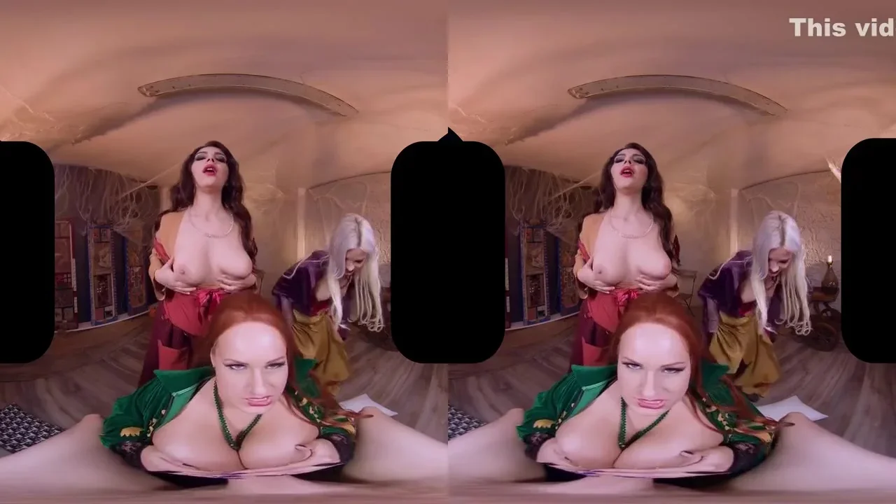 Halloween Hocus Pocus Foursome: Three Sexy Witches Use Their Spells To Make You Beg For More With Angel Wave, Valentina Nappi And Zazie Skymm
