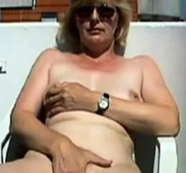 Woman Masturbates On The Balcony