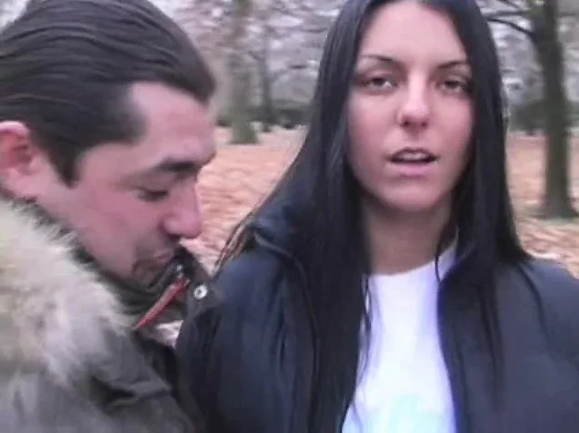 They pick up a brunette to take home and get head to fuck her asshole