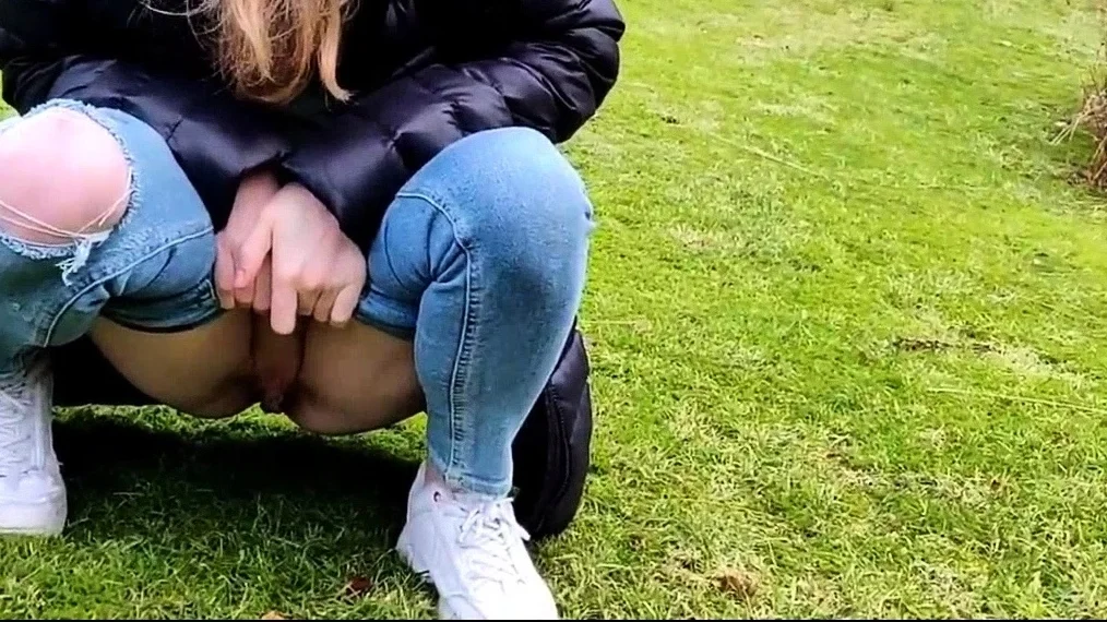 Busty Czech amateur fucks outdoor in public