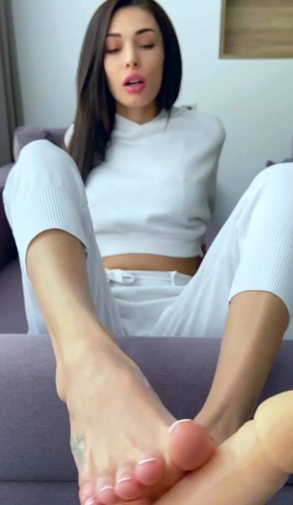 Rebecca Blue babe like doing a foot fetish