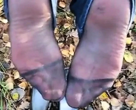 cum on german milf nylon soles