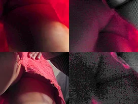 Flabby-ass babe wears g-string in candid upskirts vid