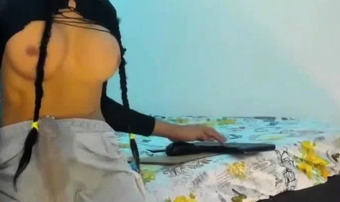 Sweet BigBoobs TS gets hard and and wet Part4