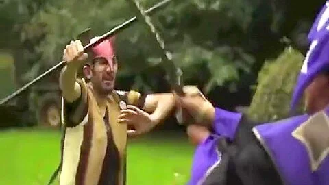 Danny D Wields His Weapon