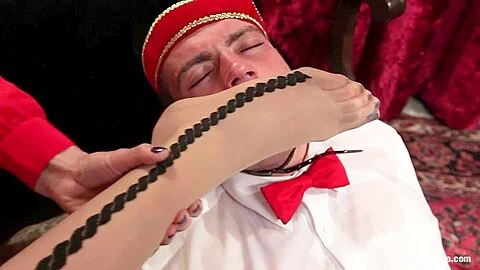 Crazy fetish porn video with best pornstars Maitresse Madeline Marlowe and John Jammen from Footworship