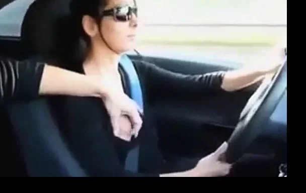 Handjob in car
