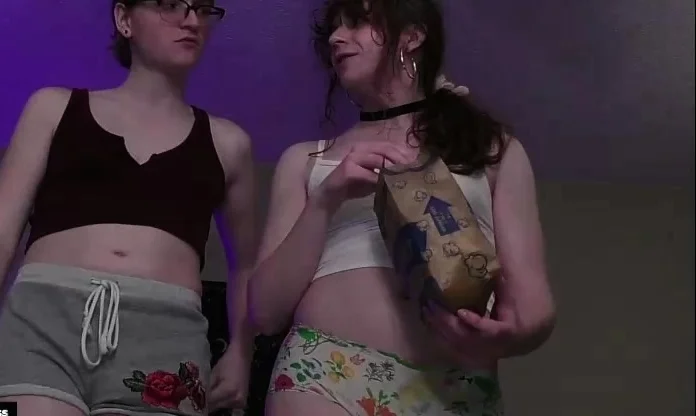 Pale amateur teen brunette Lynn Love