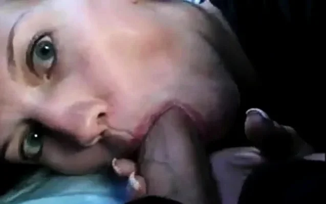 Slut Sucks Cock On A Bus