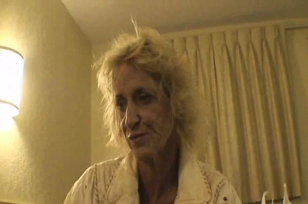Nasty street hooker puts her mouth to work on a hard shaft POV style