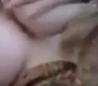 Stunning Teen Beauty Giving a Sensual Boob Love