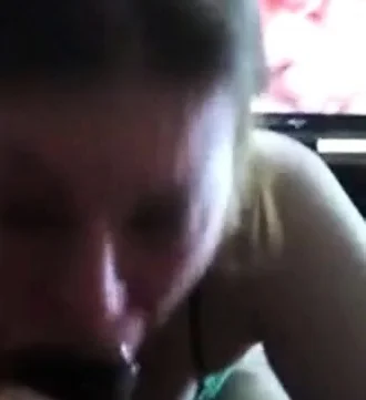 Amazing white girl blowjob to BBC