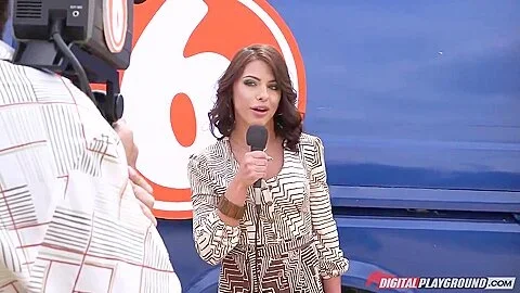 Eva Lovia In Anchorwoman Xxx Parody