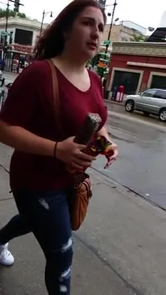 She had a fat ass too!