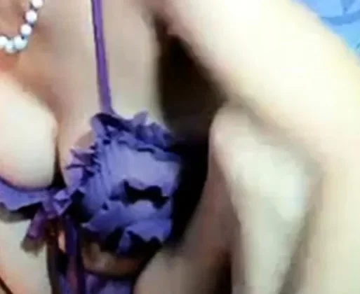 Asian Granny in Thongs on Webcam