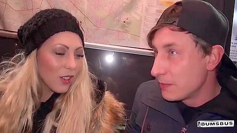 Tattooed German Blondie Mia Blow Takes Hard Cock And Facial In The Bus - Teaser Video