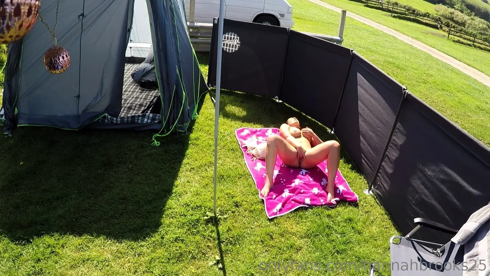 Euro amateur outdoor masturbation