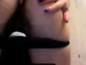 My hairy pussy EX-GF fingers her ass