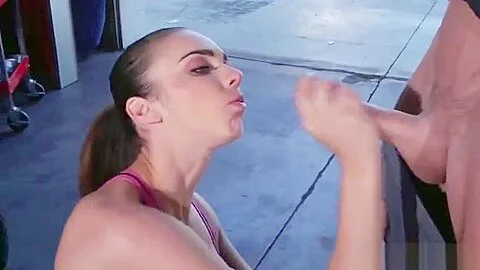 Stunning dusky Tiffany Tyler in sport sex video