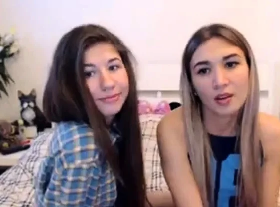 Long hair , Hair , Lesbians , Small tits