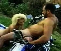 Big cock fucks blonde teenage girl outdoors