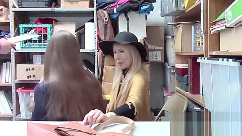 Shopyfters getting their pussies bang alternately