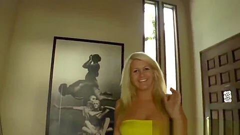 Slut butt plugs her ass