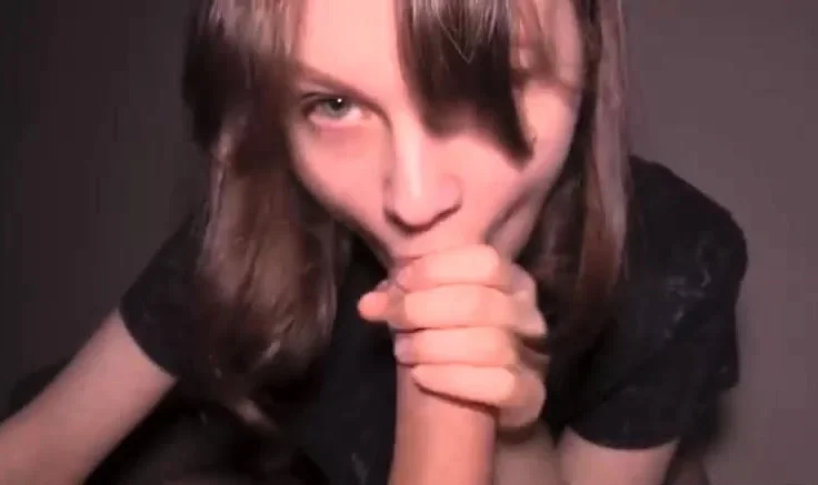 Close up Blowjob and Huge Cum in my Mouth Cumplay