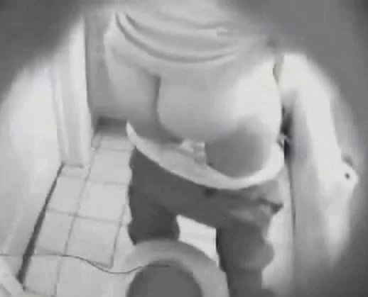 NOT My sister fingering in toilet caught by hidden cam