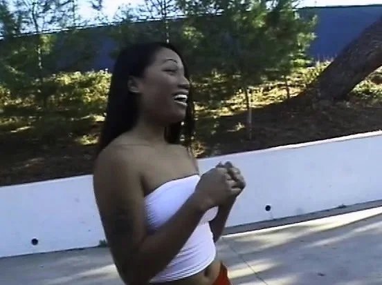 Two naughty young girls expose their bodies and share a dick in the back of the van