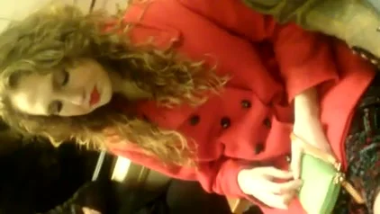 red llipstick