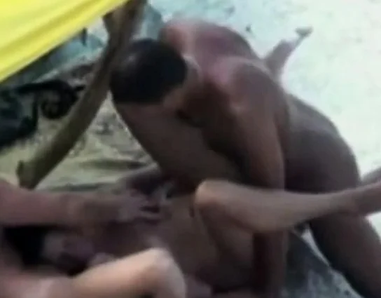 Nude Beach - Nice Bareback Threesome